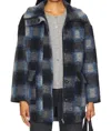 Heartloom Dion Coat In Blue