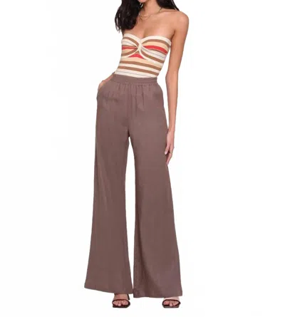 Heartloom Edy Pant In Driftwood In Brown