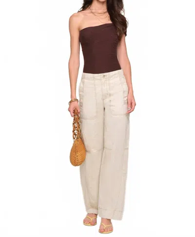 Heartloom Elosia Straight Fit Pants In Stone In Neutral