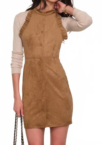 Heartloom Ember Mini Dress In Camel In Brown