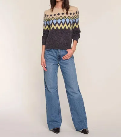 Heartloom Emerie Sweater In Hunter In Grey