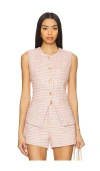 Heartloom Emerson Vest In Pink
