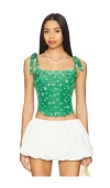 Heartloom Essie Top In Meadow