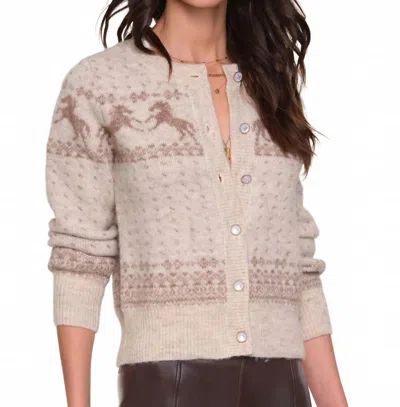 Heartloom Esti Knit Cardigan In Brown