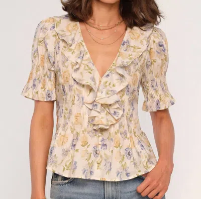 Heartloom Eugenia Top In Watercolor In Neutral