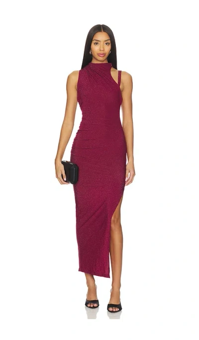 Heartloom Eva Dress In Burgundy