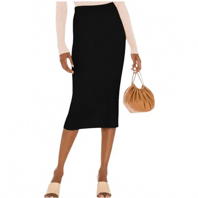 Heartloom Eve Midi Skirt In Black