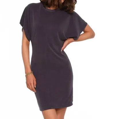 Heartloom Ezria Mini Dress In Jet In Gray