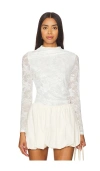 Heartloom Fallon Top In Eggshell