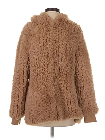 Pre-owned Heartloom Faux Fur Jacket In Brown