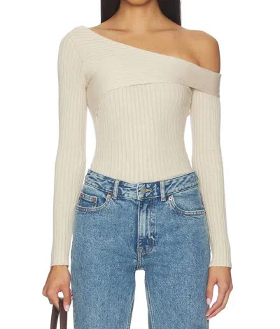 Heartloom Finley Long Sleeve Top In Bisque In Multi