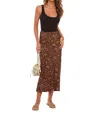 Heartloom Fiona Midi Skirt In Espresso In Brown
