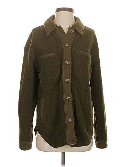 Pre-owned Heartloom Fleece Jacket In Green