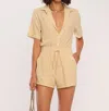 Heartloom Fontana Romper In Golden In Gold