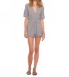 Heartloom Fontana Romper In Indigo In Blue