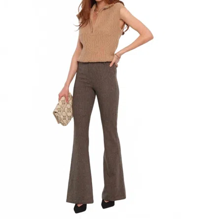 Heartloom Hailee Trouser Pant In Gravel In Black