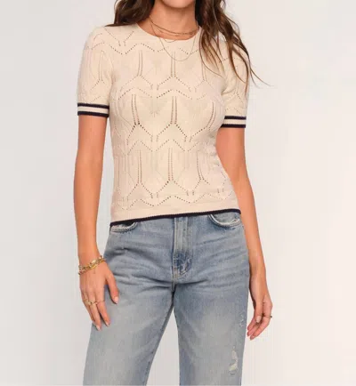 Heartloom Halton Top In Ivory In Neutral