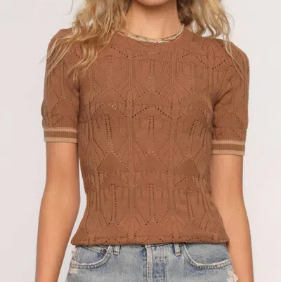 Heartloom Halton Top In Mocha In Brown