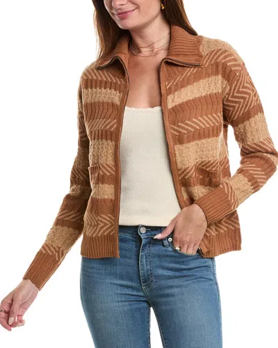 Heartloom Heloise Cardigan In Brown