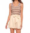 Heartloom Allegra Tank Top In Dusty In Neutral