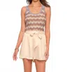 Heartloom Isolde Short In Ecru In White