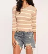 Heartloom Jace Sweater In Sand In Multi