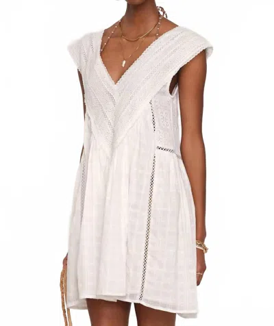Heartloom January Relaxed Dress In Eggshell In White