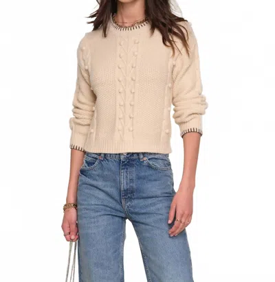 Heartloom Jaya Crewneck Sweater In Cream In Neutral