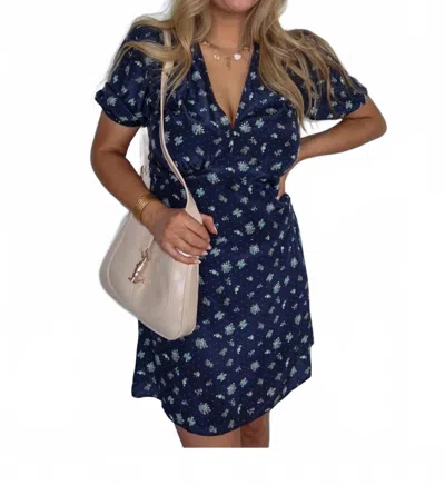 Heartloom Johnnie Dress In Navy Blue