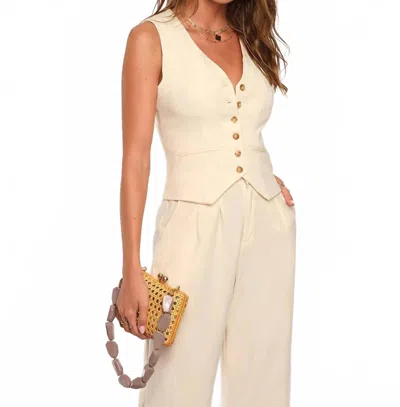 Heartloom Justine Vest In Ivory In Neutral