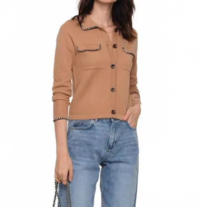 Heartloom Kailyn Cardigan In Camel In Brown