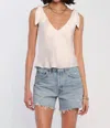 Heartloom Karina Top Tank In Ivory In Multi