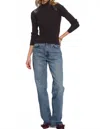 Heartloom Kenna Mock Neck Sweater In Black In Black