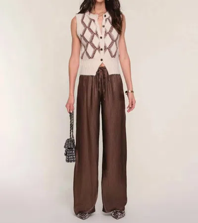 Heartloom Kessy Wide Leg Pants In Coco In Animal Print