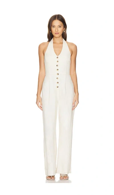 Heartloom Kolina Jumpsuit In Ecru