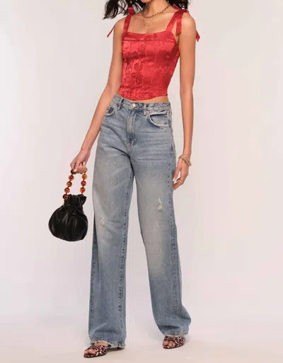Heartloom Kylie Top In Scarlet In Red