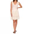Heartloom Larue Mini Dress In Eggshell In Neutral