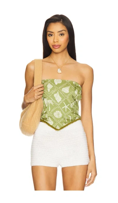 Heartloom Lauren Top In Green