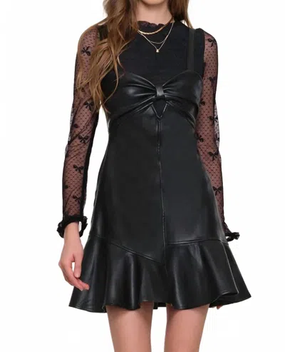 Heartloom Lennon Mini Dress In Black