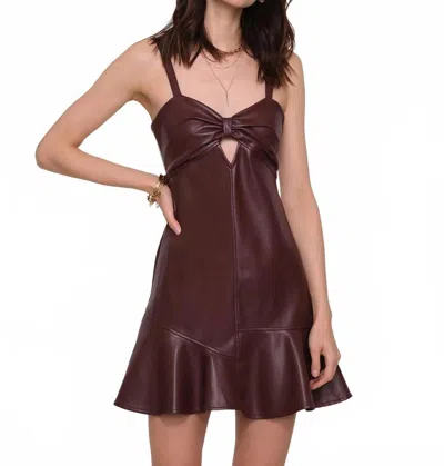 Heartloom Lennon Mini Dress In Brown