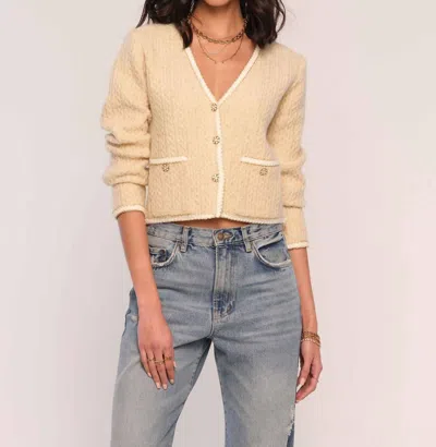 Heartloom Leo Cardigan In Ivory In Multi