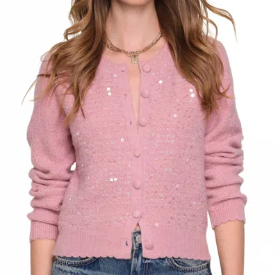 Heartloom Lettie Cardigan In Pink