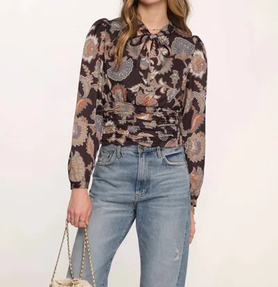 Heartloom Lindy Long Sleeve Top In Multi In Brown