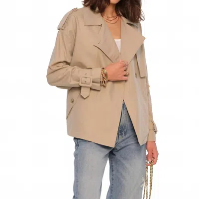 Heartloom Lisette Jacket In Khaki In Brown