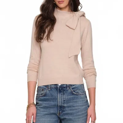 Heartloom Lissa Relaxed Fit Sweater In Buff In Pink