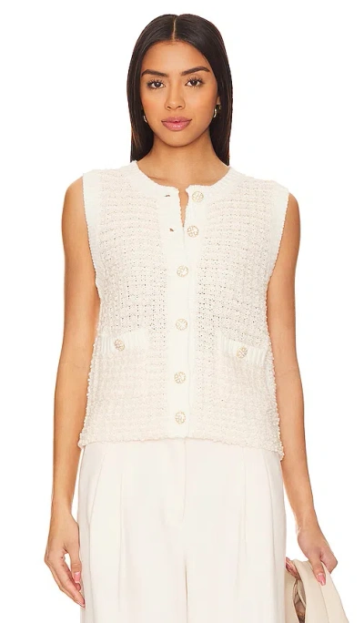 Heartloom Lisse Vest In 象牙白