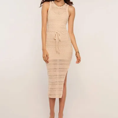 Heartloom Lizzy Dress In Ecru In Beige