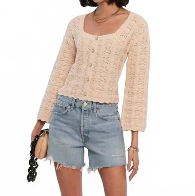 Heartloom Lorena Cardigan In Beige In Neutral