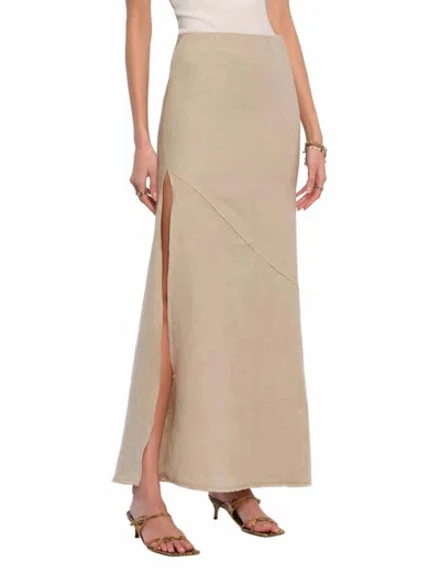 Heartloom Lulu Skirt In Natural In Metallic