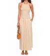Heartloom Malibu Maxi Dress In Oat In Brown